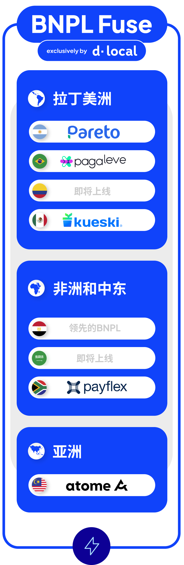 领先的 BNPL 提供方，全球化触达
